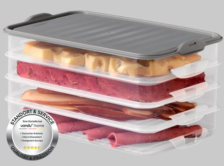 uandu Aufschnittboxen für Kühlschrank