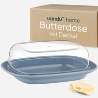 Butterdose mit Deckel Kunststoff