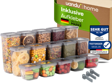 15er Vorratsbehälter Set | Küchen Organizer
