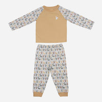Pajama set with print