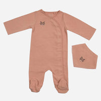 Overall set with foot and bib (winter)