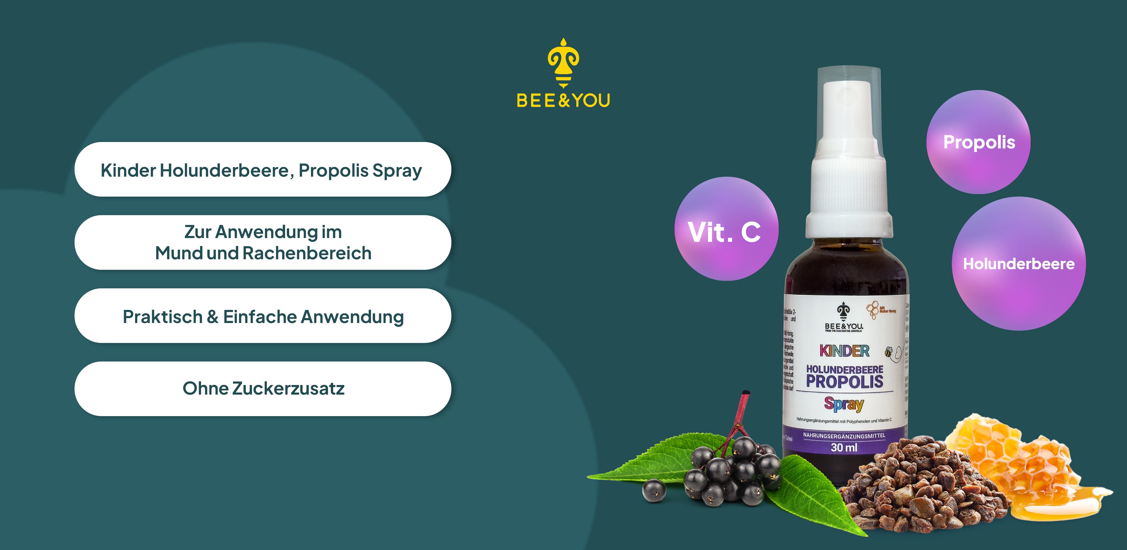 Holunderbeere Spray für Kinder A+ 1