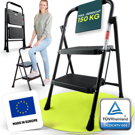 uandu Stufenleiter – Haushaltsleiter für Zuhause, Küche & Garten