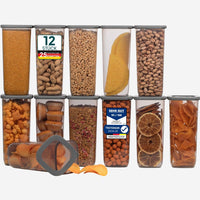 12x1750 ml - Kapaklı saklama kapları