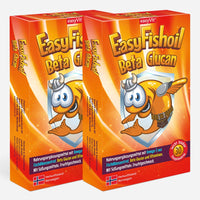 EasyFishoil Beta Glukan Balık Yağı + Beta Glukan, A, C, D Vitaminleri - (2x30 adet)