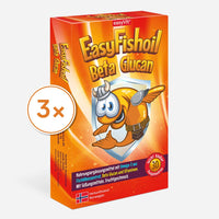 EasyFishoil - Omega 3 with Beta Glucan - (3x30 pieces) 