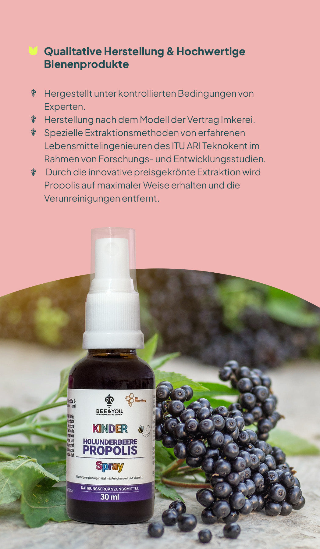 Holunderbeere Spray für Kinder A+ 5