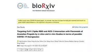 Anatolian Propolis and Covid-19