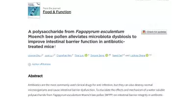 Bee Pollen and Gut Microbiota