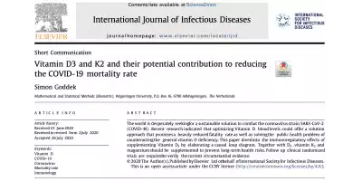 Covid-19, Vitamin D3 and K2